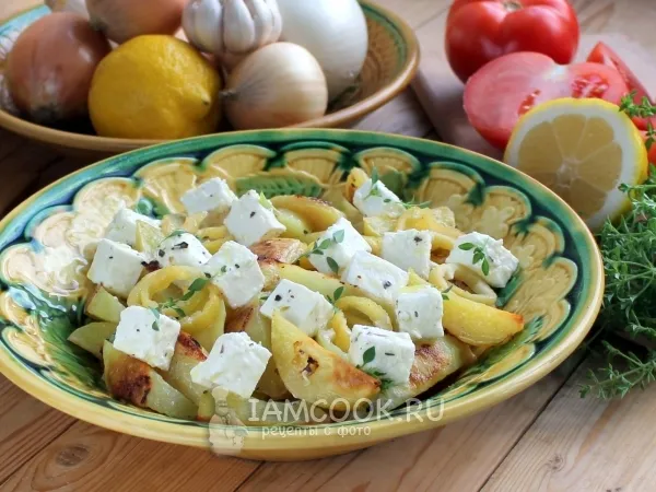 Фото блюда: Картофель с сыром по гречески