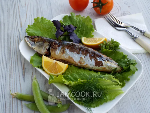 Фото блюда: Скумбрия в соевом соусе на мангале