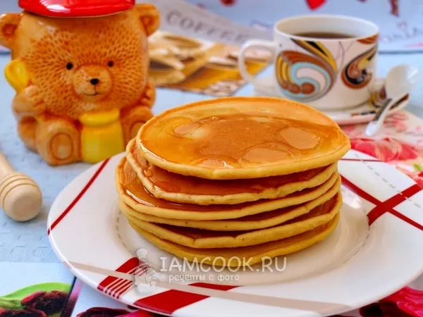 Фото блюда: Панкейки на воде