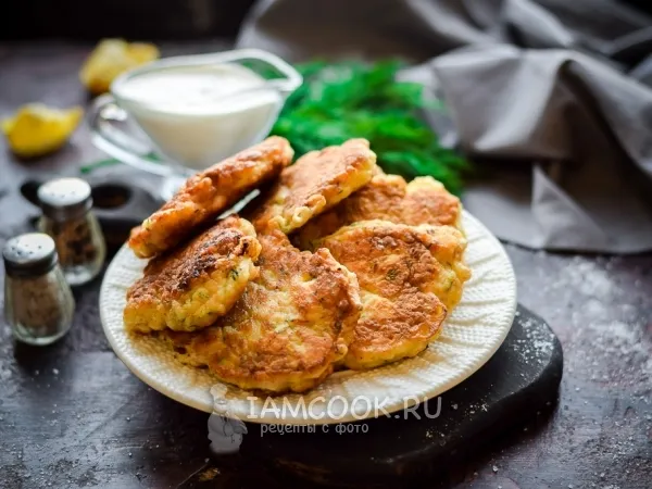 Фото блюда: Рубленные оладьи из индейки