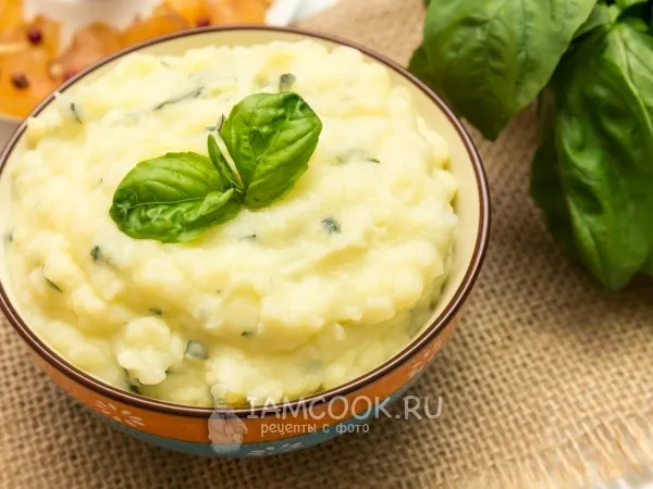 Фото блюда: Базиликовое картофельное пюре