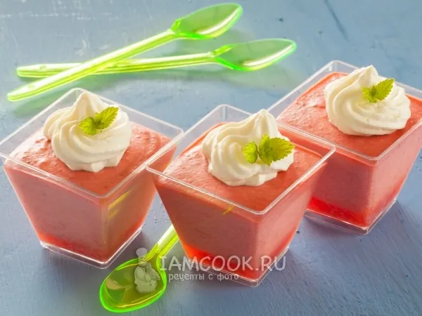 Фото блюда: Клубника со сливками