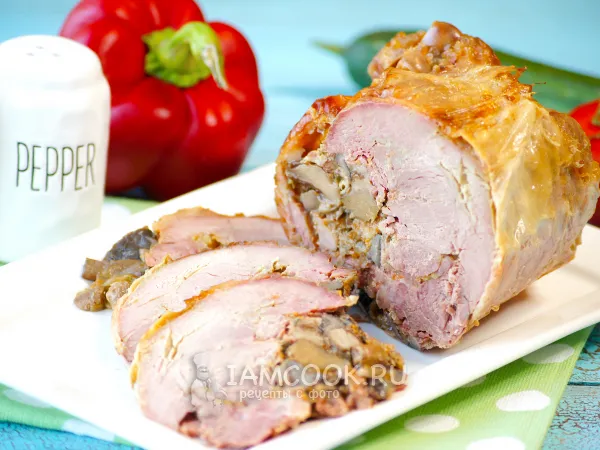 Фото блюда: Фаршированная голень индейки