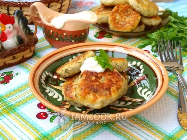 Фото блюда: Оладьи из картофельного пюре