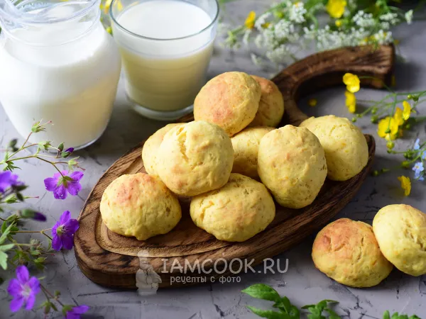 Фото блюда: Творожное печенье с апельсиновой цедрой