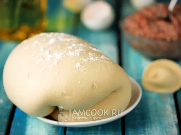 Фото блюда: Тесто для пельменей на воде