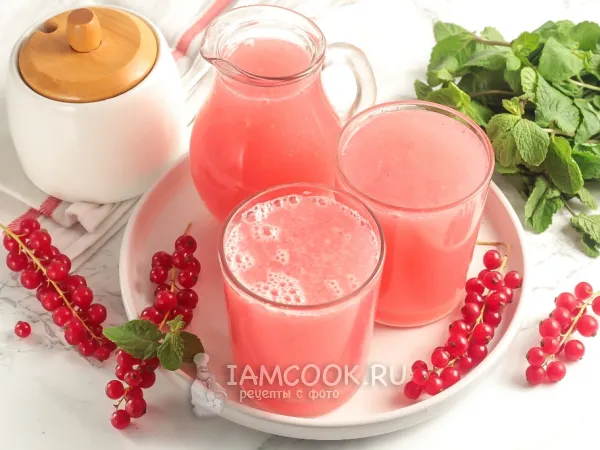 Фото блюда: Смородиновый квас (из красной смородины)