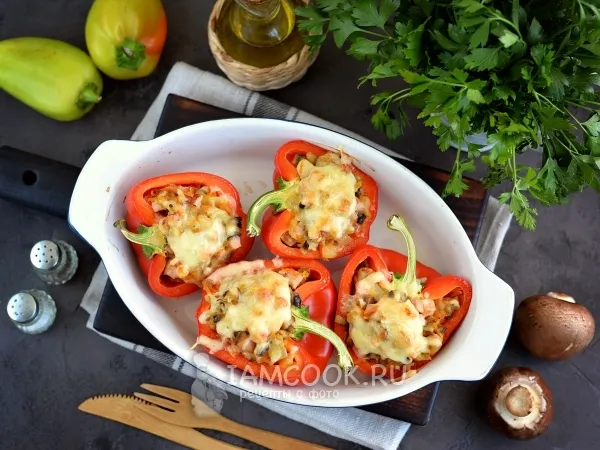 Фото блюда: Лодочки из перца