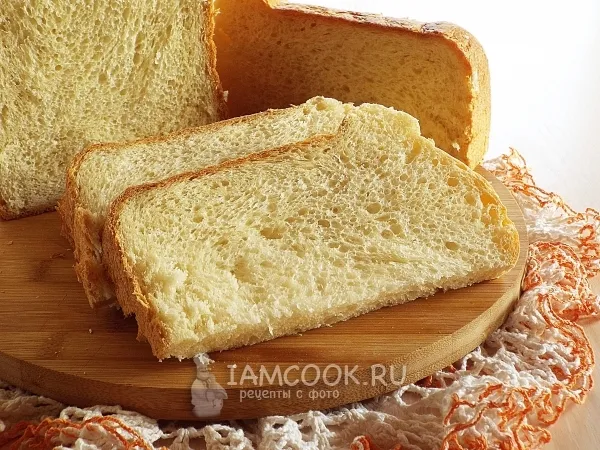 Фото блюда: Хлеб на кефире в хлебопечке