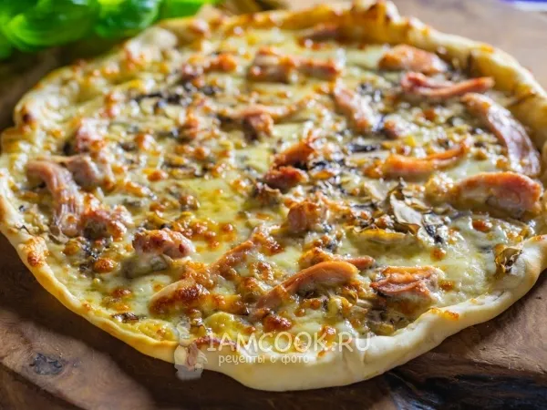 Фото блюда: Пицца жульен