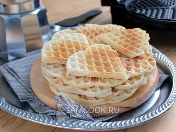 Фото блюда: Вафли брюссельские дрожжевые