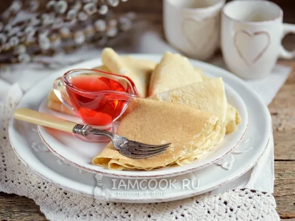 Фото блюда: Блины из овсяных хлопьев