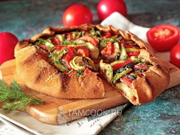 Фото блюда: Рататуй на галете