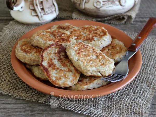 Фото блюда: Оладьи из овсянки и банана