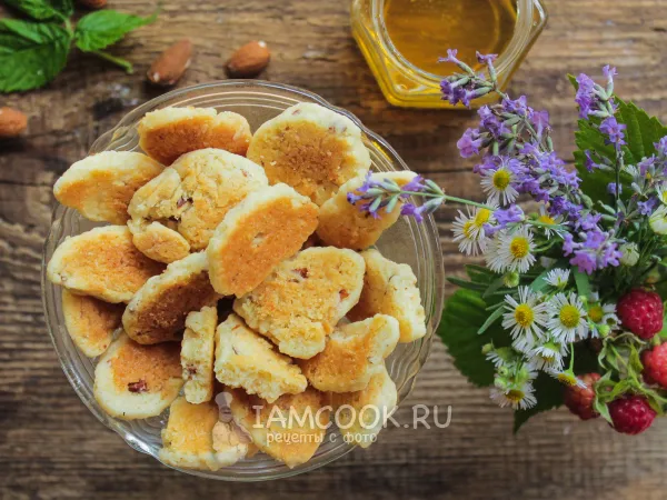 Фото блюда: Постное печенье на сковороде