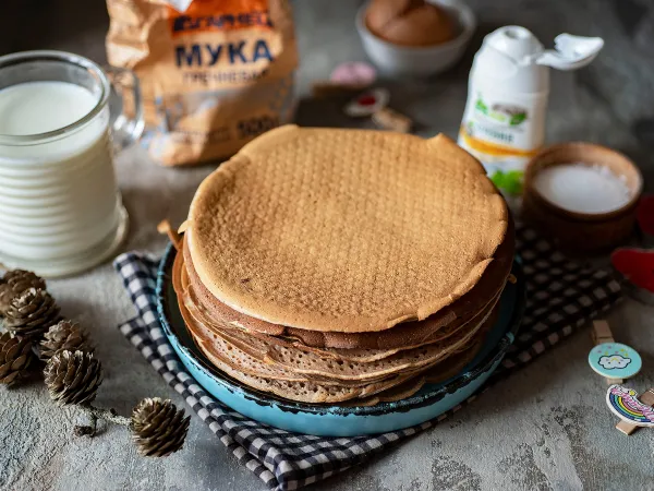 Фото блюда: Диетические блины из гречневой муки (ПП)