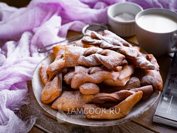 Фото блюда: Хворост (классический рецепт)