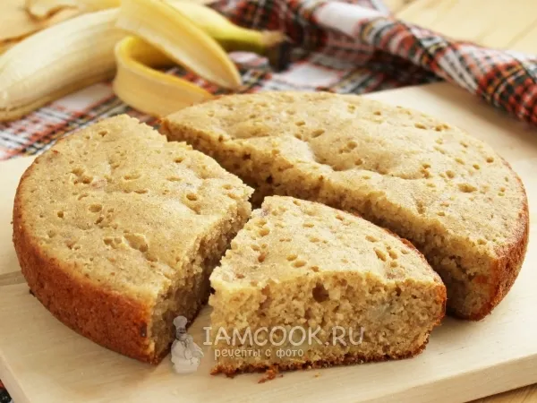 Фото блюда: Банановый пирог в мультиварке