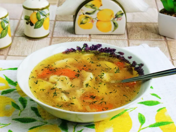 Фото блюда: Гречневый суп с клецками