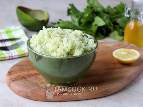 Фото блюда: Рис с авокадо