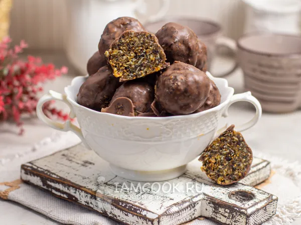 Фото блюда: Конфеты из тыквенных семечек