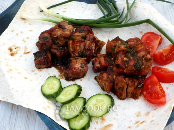 Фото блюда: Грудинка-гриль (+два соуса)