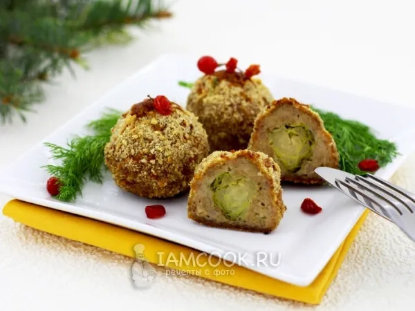 Фото блюда: Котлеты с брюссельской капустой