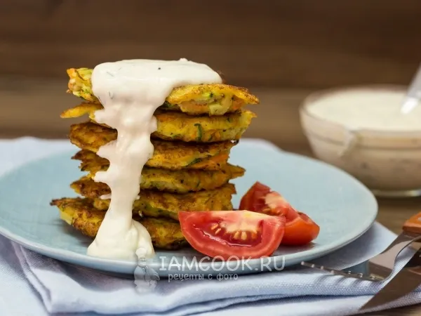 Фото блюда: Оладьи из цукини