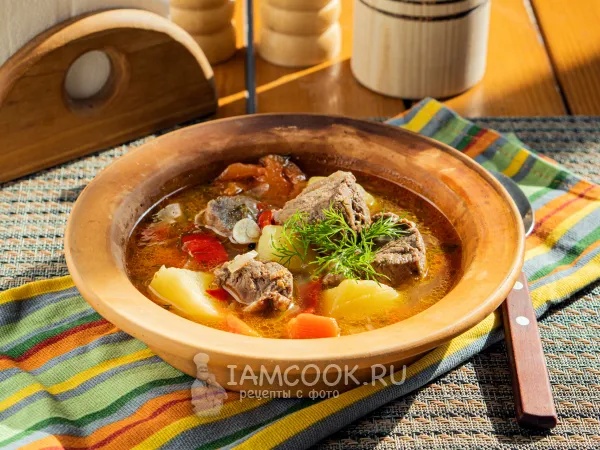 Фото блюда: Шурпа из оленины