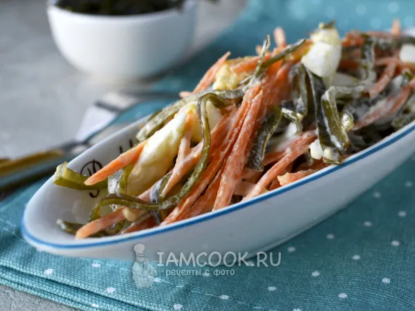 Фото блюда: Салат «Фантазия» с морской капустой