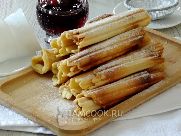 Фото блюда: Хрустящие вафли на гриле (электрическом)