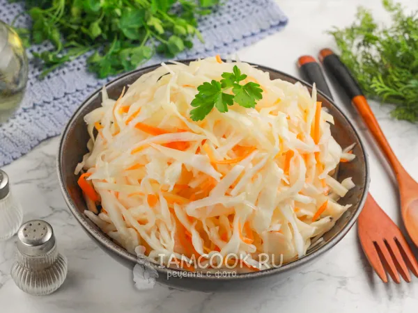 Фото блюда: Квашеная капуста по-деревенски