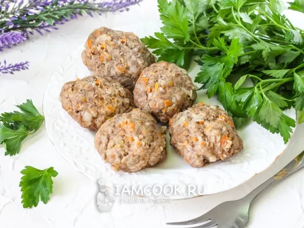 Фото блюда: Котлеты говяжьи на пару