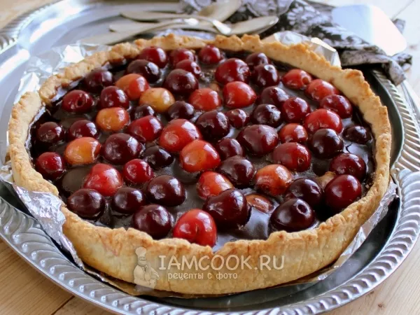 Фото блюда: Песочный пирог с фруктами