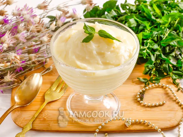 Фото блюда: Заварной крем без яиц и масла