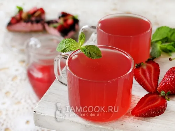 Фото блюда: Кисель из клубники