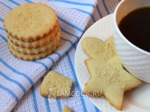 Фото блюда: Песочное печенье с миндальной крошкой