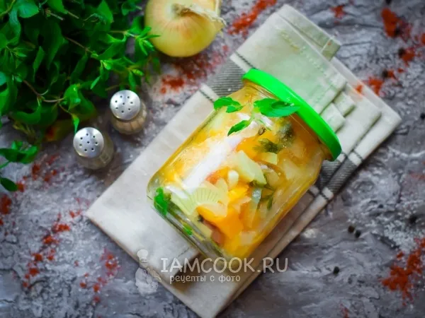 Фото блюда: Перец с луком на зиму