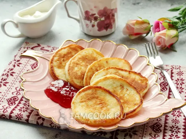 Фото блюда: Оладьи из мягкого творога и рисовой муки