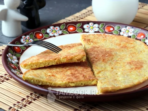 Фото блюда: Овсяноблин с творогом