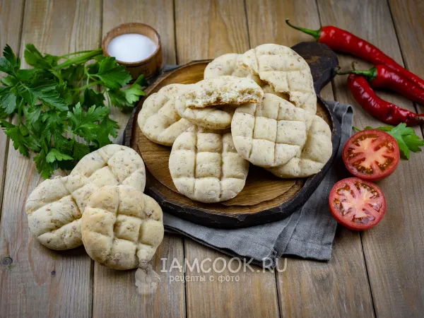 Фото блюда: Гречневые хлебцы (из пшеничной муки и гречки)