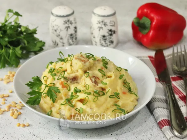 Фото блюда: Гороховое пюре с мясом