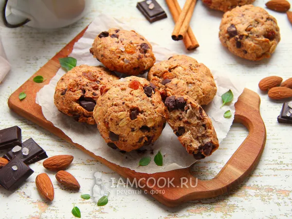 Фото блюда: Постное миндальное печенье