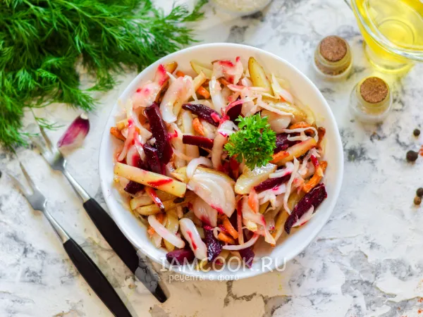 Фото блюда: Жареный винегрет