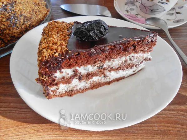 Фото блюда: Торт «Чернослив в шоколаде»
