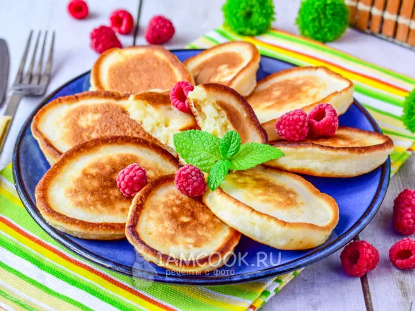 Фото блюда: Оладьи на молоке и сметане