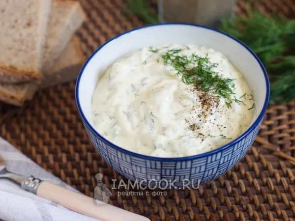 Фото блюда: Соус Тартар со свежим огурцом