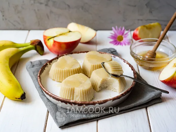 Фото блюда: Банановый пудинг в мультиварке