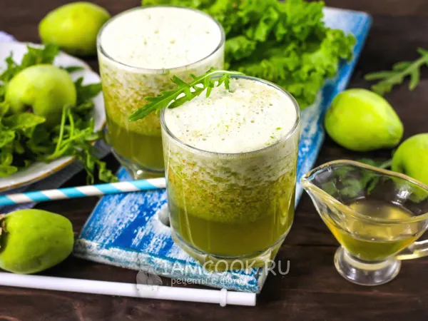 Фото блюда: Смузи с рукколой и яблоком