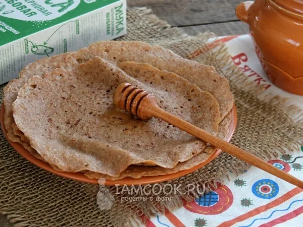 Фото блюда: Полбяные блины на воде
